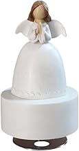 Amazing Grace Music Box - Prayer Angel Figurine Musical Boxes,Gift for Baptism First Communion or Confirmation