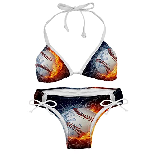 Maillot de bain de baseball pour femme multicolore XL : fini les maillots inconfortables