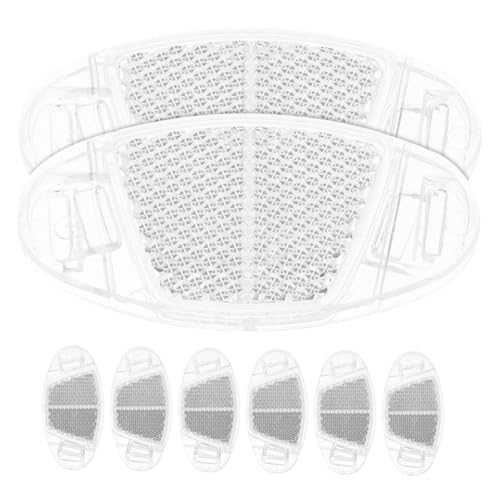 ROMISBABA 8個 自転車用耐久反射板 警告アクセサリー ホイールリム取付簡単 夜間視認性向上 バイク用実用的リフレクター