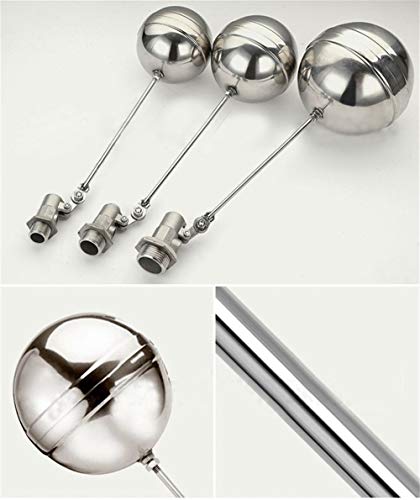 Válvula de control de nivel de agua Un medio de válvula flotante, bola depósito de aceite roscado externo, el control de flujo de acero inoxidable, flotando válvula sensor