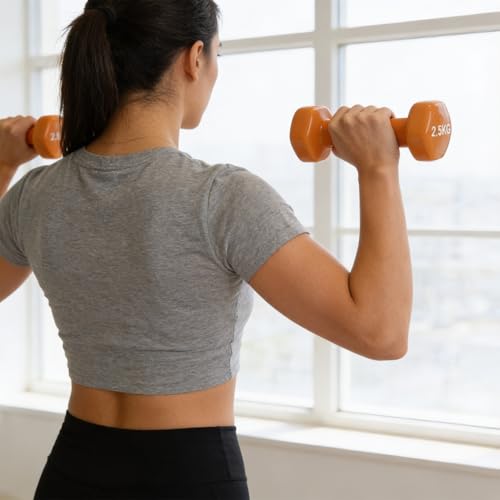 Image of Amazon Brand - Solimo Vinyl Dumbbell