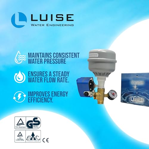 Luise Flow System with P1 Pressure Switch | Automatic Control System for Electric Pumps | Complete Flow System Kit with 4-Way Fitting, Pressure Gauge and Pressure Switch L720.3100 by LUISE - Image 7
