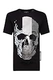 philipp plein shirt damen Regular Fit Philipp Plein - Herren T-Shirt Skul - Platinum Cut (M)