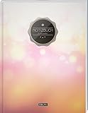  TULPE Punktraster Notizbuch A4 „C037 Blur“ (140+ Seiten, Vintage Softcover, Punktkariertes Papier - Bullet Journal, Dickes Notizheft, Skizzenbuch, Tagebuch, Gepunktete Seiten, Dot Grid Notebook)