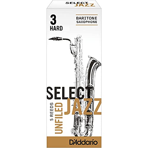 D'Addario WoodWinds ダダリオ リード バリトンサックス用 SELECT JAZZ UNFILED RRS05BSX3H  5枚入り