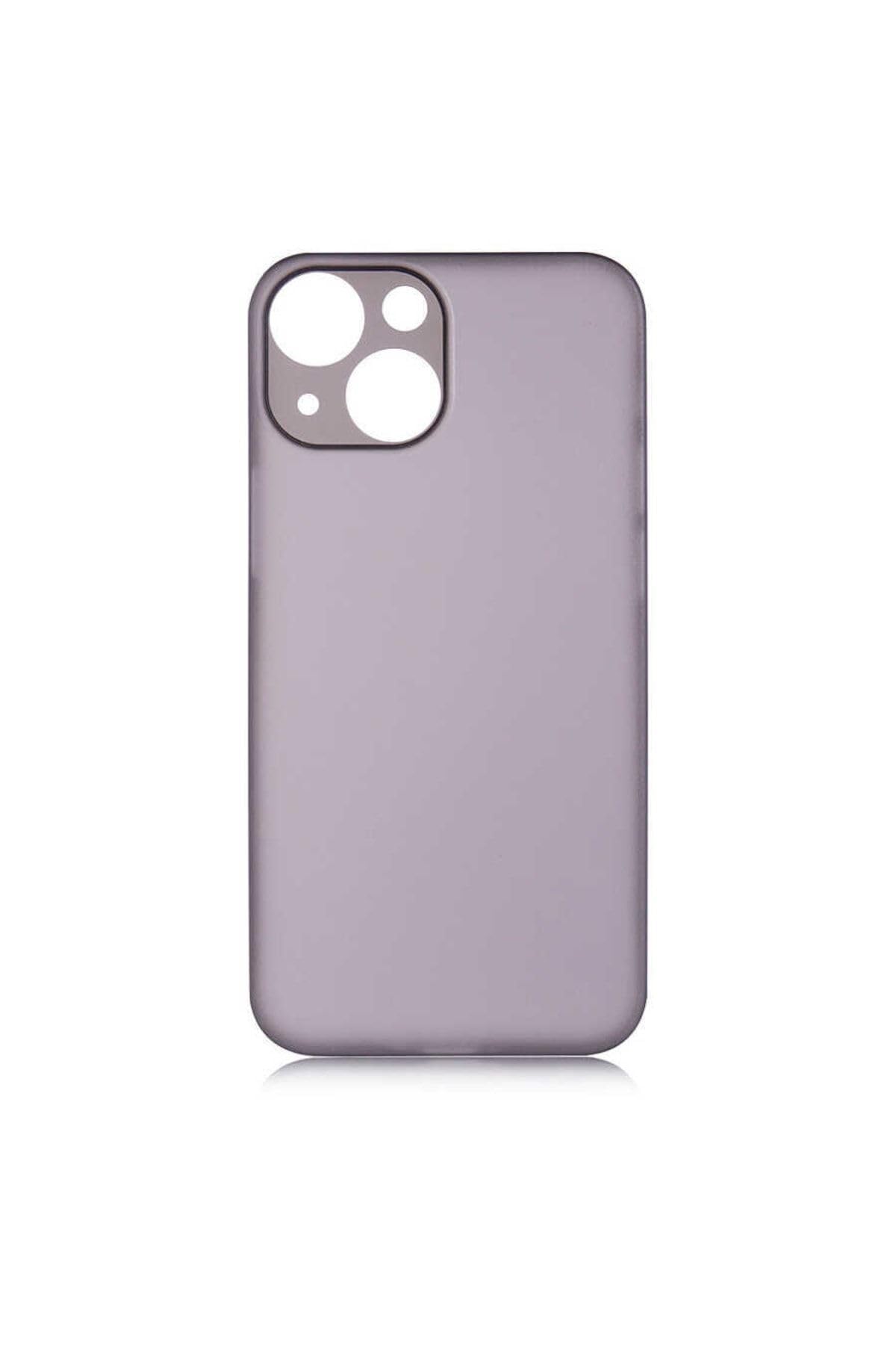 Zore Apple ile uyumlu iPhone 13 Mini Kılıf 1.Kalite PP Kapak Füme