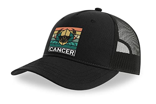 Casquette de camionneur respirante en coton noir contre la chaleur