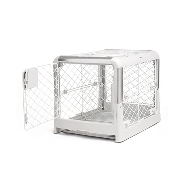 Diggs Revol DoubleDoor Collapsible Dog Crate With Tray And Divider, L