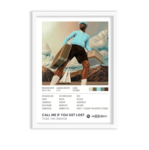 Image of Tyler The Creator Music Poster 13x19 Inch Unframed | 300 GSM Matte Board Paper with Peel & Stick Tape Included | Rap Hip Hop Wall Art | Posters for Wall | Home Decor | Wall Decor Items | Room Decoration Items
