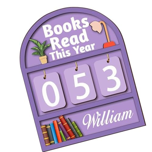 Hanging Bookshelf Counter Bookish Decors Large Clear Number Function Natural Finish Office Hanging Wall Calendar