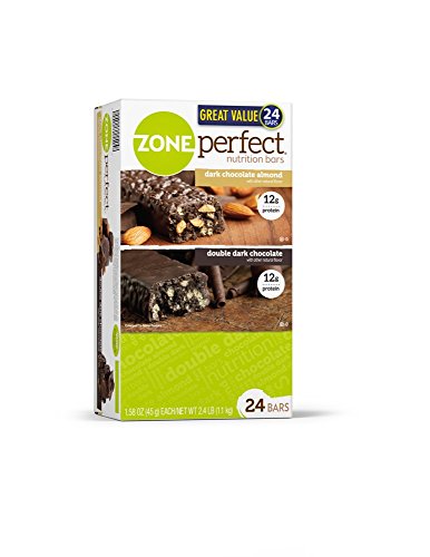 Zone Perfect Dark Chocolate 24 Great Tasting Protein Bars /1.58 Oz Net Wt 37.92 Oz Zone Perfect Dark Chocolate 24 Great Tasting Protein Bars /1.58 Oz Net Wt 37.92 Oz