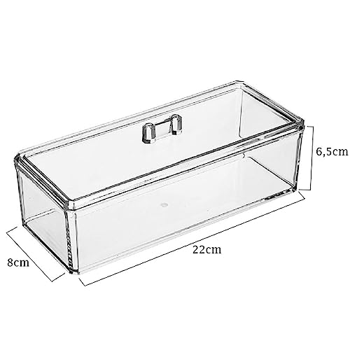 Caixa em Acrílico Organizadora sem Divisórias