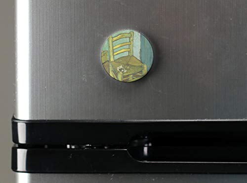 Buttonsmith Vangogh 2 Magnet Set - Set Of 4 1.25" Magnets - Made In The Usa #TOP6