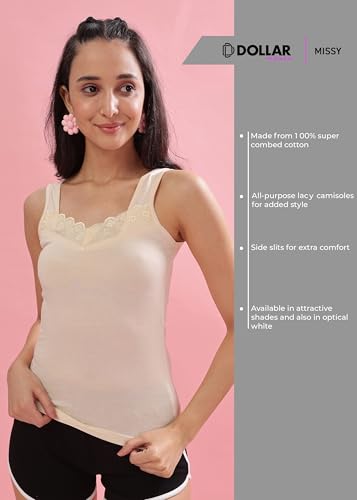 Image of Dollar Missy Pack of 1 Women's Combed Cotton Camisole