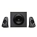 Logitech Z625 2.1 Lautsprecher-System mit Subwoofer, THX-zertifiziert, 400 Watt Spitzenleistung, 3.5 mm Eingang, Cinch- & Optischer Eingang, EU Stecker, PC/TV/Tablet/PS4/Xbox/Wii - Schwarz