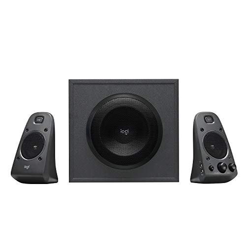 Logitech Z625 Système de Haut-Parleurs 2.1 Subwoofer, THX, 400W en Puissance, Basses Puissantes, Multidispositifs, Entrée Optique 3,5mm/RCA, Prise EU, PC/PS4/Xbox/TV/Smartphone/Tablette – Image 3