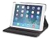 Devicewear Detour: iPad Air Case Rotating Vegan Leather Case/Stand with Dual On/Off Switches - Black (DET-IPA-BLK)