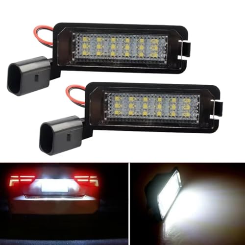 Lámpara accesorios para automóviles piloto de matrícula Seat Ibiza Leon Altea XL 3