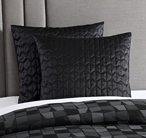 Riverbrook Home Elegant Collection Comforter Set, King, Regal - Black, 10 Piece Set #TOP6