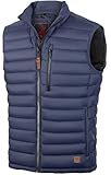 Höhenhorn Westalm Herren Weste Steppjacke Dunkelblau Gr. L