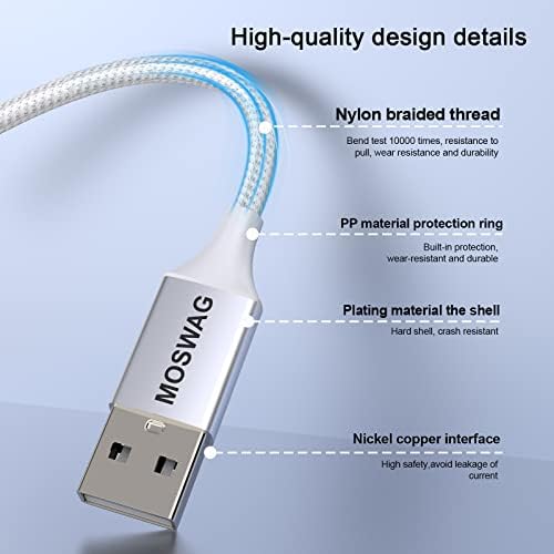MOSWAG 20 cm USB Audio na 3,5 mm gniazdo słuchawkowe, 3,5 mm USB 4-pinowe gniazdo słuchawkowe TRRS, zewnętrzna stereofoniczna karta dźwiękowa na PC, PS4, Mac itp.