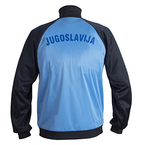 Yugoslavia 1980'S Retro Vintage National Football Soccer Jacket Tracksuit Jumper Man Top Blue #TOP2