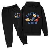 Trainingsanzug Kinder, Herbst und Winter Kinder Hoodie Pullover Set Beliebte Gedruckt Hoodie Set Auf Unterwäsche Casual Niedlich Gedruckt Langarm (White 13-14 Years)