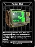 Arcane Alterations Custom Proxy Trading Card - Pip Boy 3000 Fallout Crossover - Green, Sci-Fi, Mint, 1 Piece