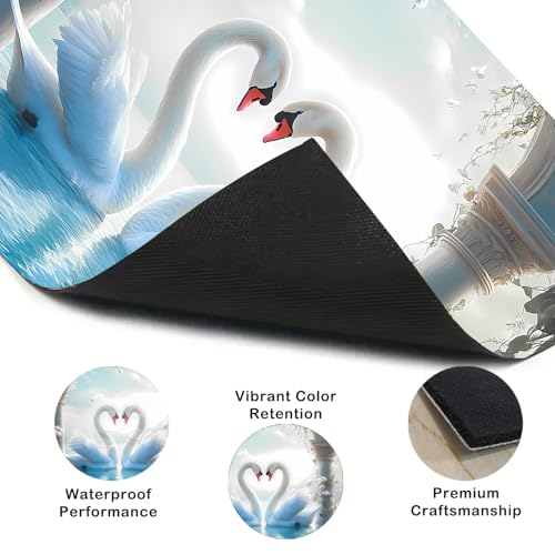 Image of Nuxovilar Swan Heart Stove Cover Diatom Mud 20.47x28.34 In