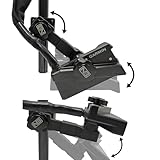 Net Buddy 0 Degree Dual Mount for Garmin Livescope LVS34 Plus, Forward Down and Perspective Mode, Aluminum, Black, Gimbal Mount