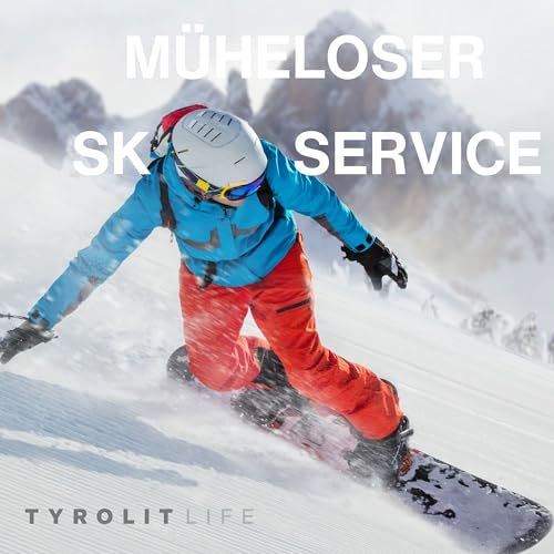 Foto von Tyrolit Life Ski and Snowboard Kantenschleifer aus Edelstahl mit Schleifwinkel 87° - Edge Tuner für schärfste Snow Board und Skikanten wie vom Skiservice - Kantenfeile zur Reparatur von Skibelägen