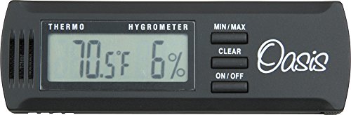Oasis OH-2 Digital Hygrometer w/clip