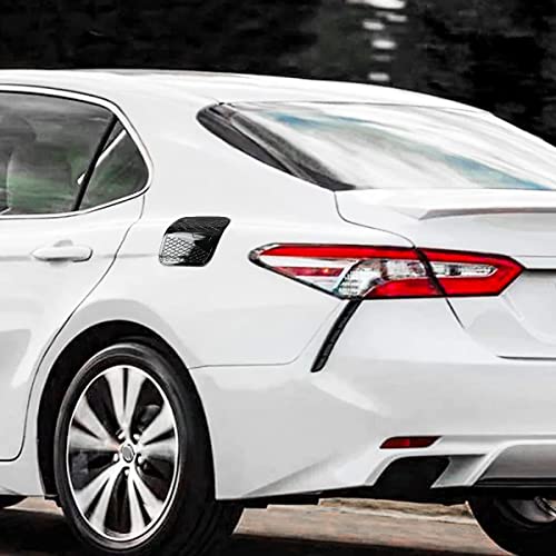 Dloveg Fuel Tank Door Cover Compatible For 2018 2019 2020 2021 2020 2023 Toyota Camry Accessories Oil Gas Tank Cap Cover Glossy Black #TOP5