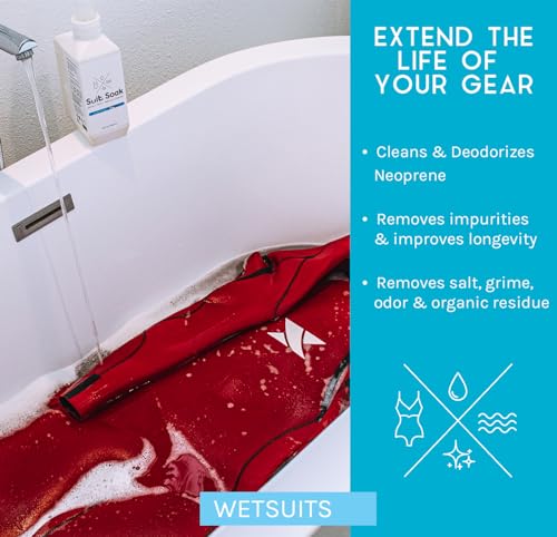 TRISWIM Suit Soak Wetsuit Cleaner 12 oz | Gentle Detergent for Swim Suits, Tech Suits, and Neoprene Wetsuits | Keep Your Swimsuit Clean, Fresh, and Lasting Longer4