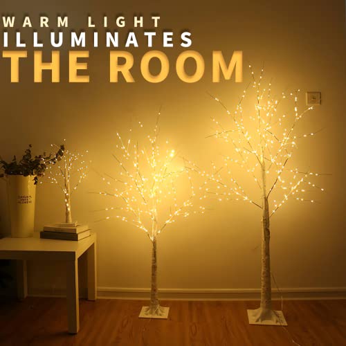Welitesim 24” Birch Tree Light 24 Lamp Beads Fashion Table Lamp Christmas Decoration New Year's Light Powered By Usb Interior Lighting Reading Living Room Light Living Room Decorations #TOP2