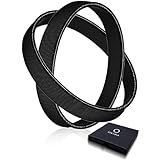 [Ｏｋｉｍａ] アームバンド 袖止めバンド 【日本ブランド】 袖留め アームクリップ メンズ レディース 調整不要 フリーサイズ 2個入り ギフトにも (ブラック)