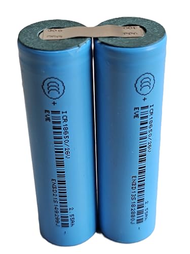 Video Doorbell Battery Pack F9-2P1S - 5200mAh (2x 2600mAh EVE INR18650 26V). Rechargeable. May fit other doorbells with the same battery configuration