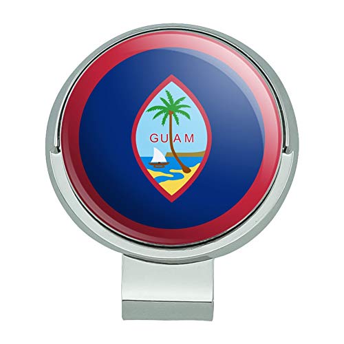 GRAPHICS & MORE Guam US Territory Flag Golf Hat Clip