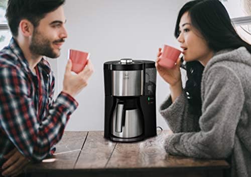 Melitta Filter Coffee Machine, Look V Therm Perfection Model, Stainless Steel, Black, Art.No. 1025-16