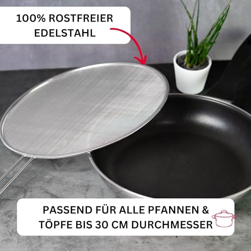 Spritzschutz für Pfannen und Töpfe von Westmark mit 30 cm Durchmesser