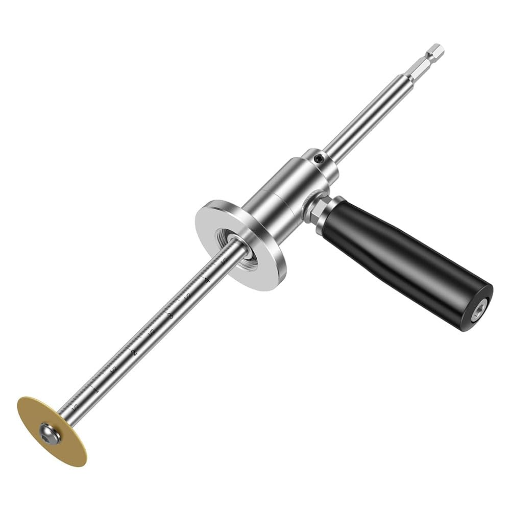 Vjsujehgy PVC Pipe Inside Cutter Grit Cutting Wheel and Handle, Fit for 1-1/2Inch to 8 Inch,7Inch Adjustable Cutting Depth