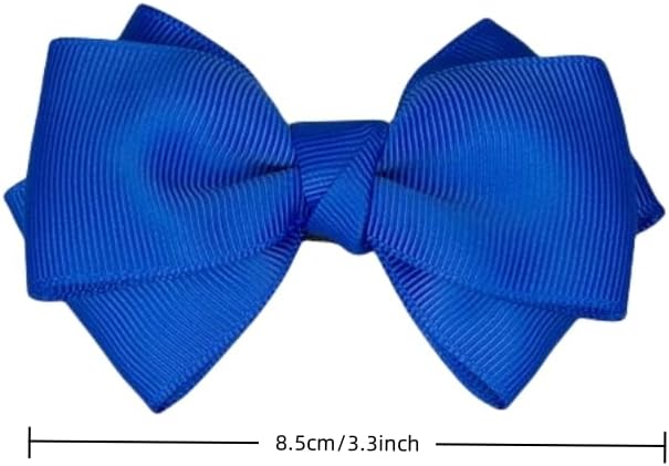8.5cm Bridal Wedding Black Cream Red Nude Blue Pink Wild Ribbon Bow Butterfly Shoe Clips image 2