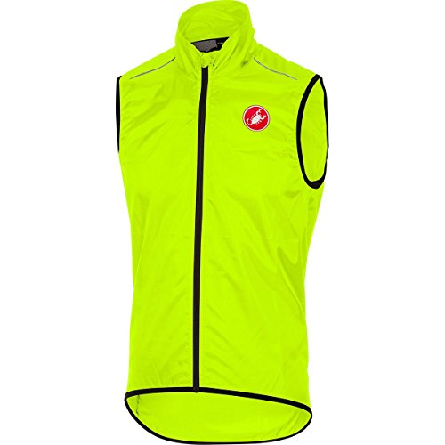 Castelli Men's Road Bike Cycling Squadra Vest - Wind Breaker Vest for Winter, Summer, and Spring