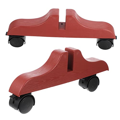 Base de séparation à roulettes robuste pour écran et support paravent de sol amovible - 2