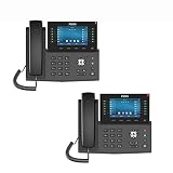 Fanvil X7C (2-Pack) Enterprise VoIP Phone, 5-Inch Color Touch Screen, 20 SIP Lines, Dual-Port Gigabi