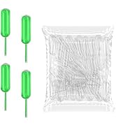 [Strip Style] Vabiooth 50Pcs 4mL Cupcakes Disposable Plastic Transfer Pipettes Liquid Dropper for...