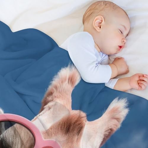 Manta de forro polar de jirafa suave de 140x180 para sofá y cama 4