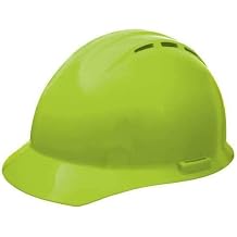 ERB Hard Hat,Type 1, Class C,Hi-Vis Green 19450, Medium
