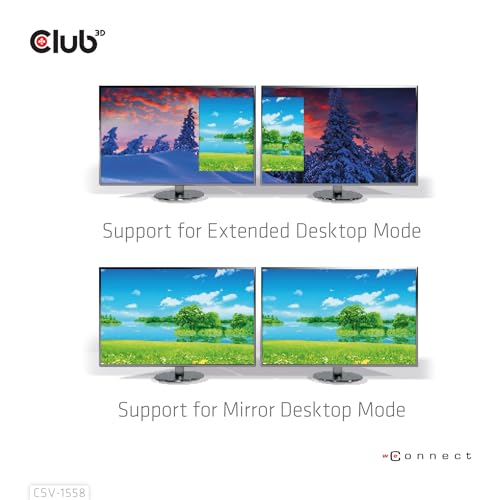 Club3D CSV-1558 Usb Type-C A Dual Hdmi™ 4K60Hz + Pd 100 Watt - 8