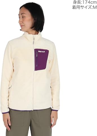 Marmot フリースジャケット クリーム色 MARMOT Balmy Fleece Jacket 